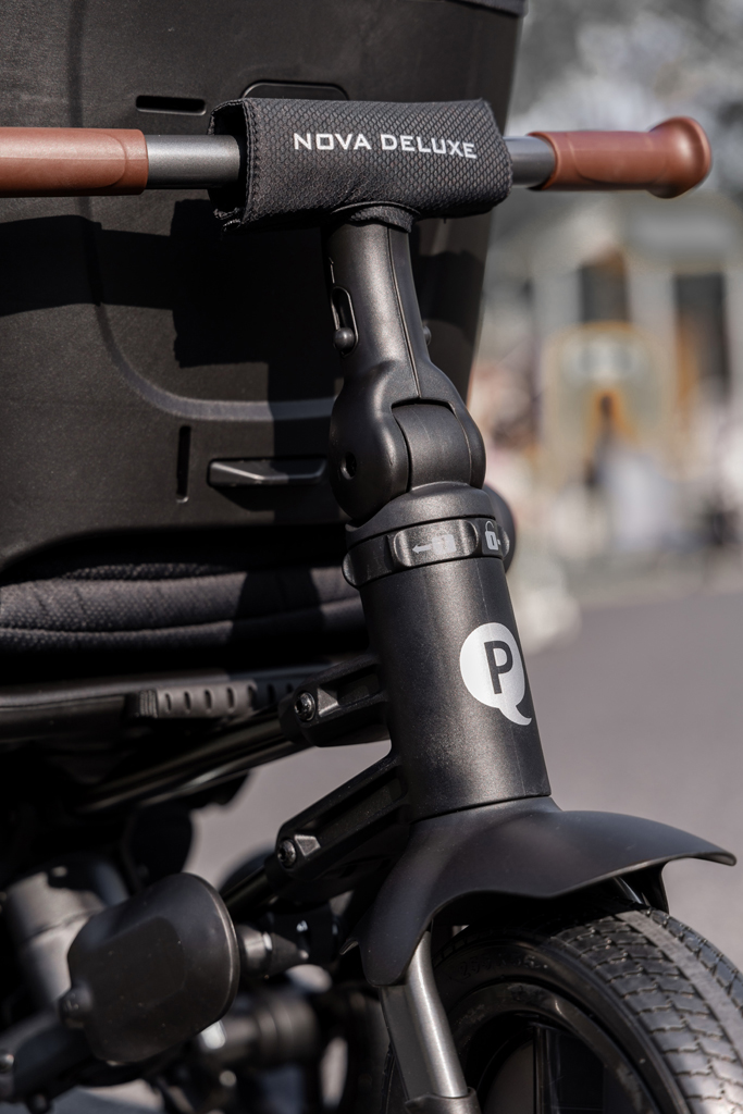 QPLAY Trojkolka Nova Deluxe 5v1 Black, 10-72 mesiacov