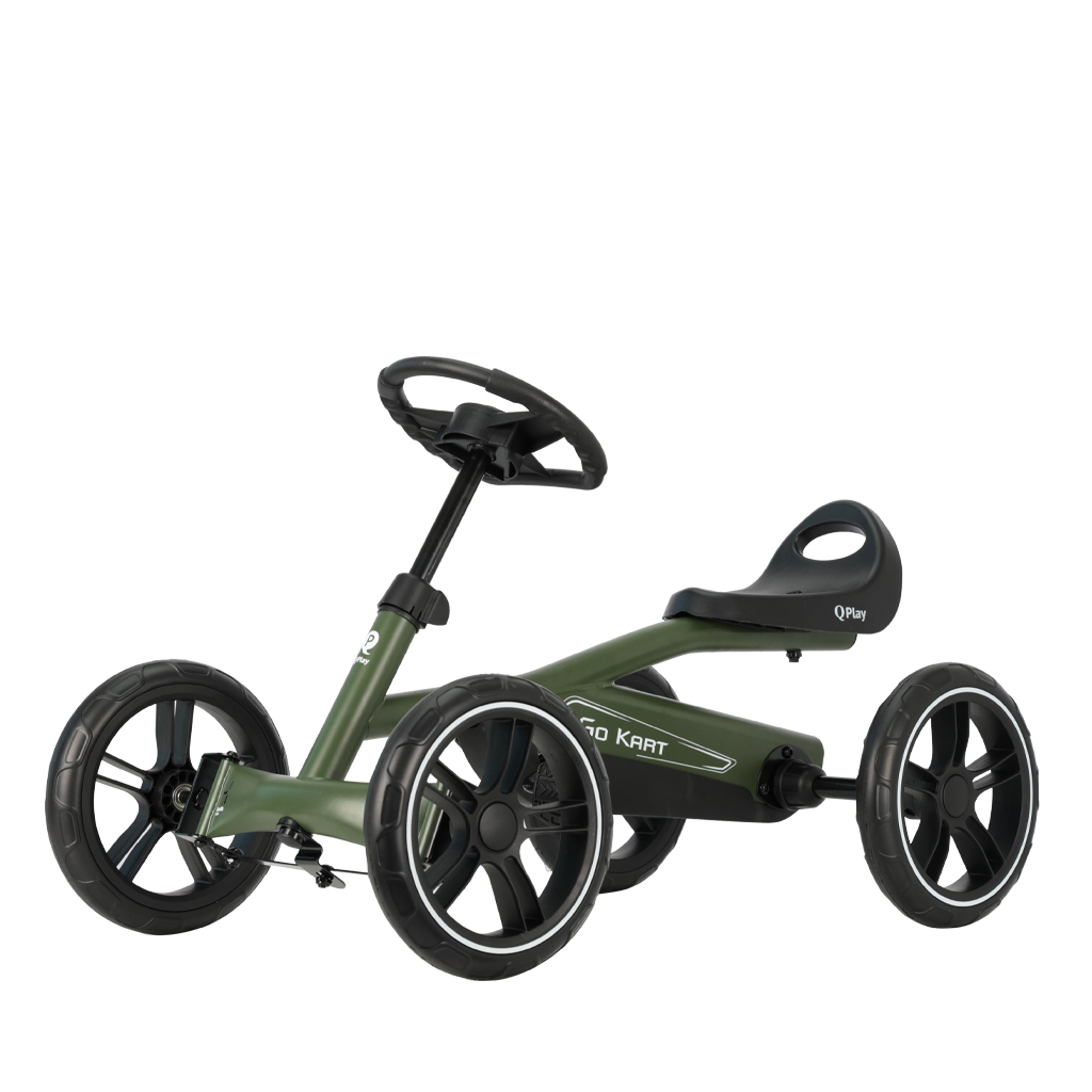 QPLAY Štvorkolka Go Kart Army Green, 3r+