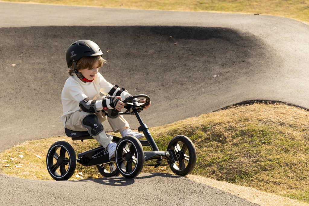 QPLAY Štvorkolka Go Kart Army Green, 3r+