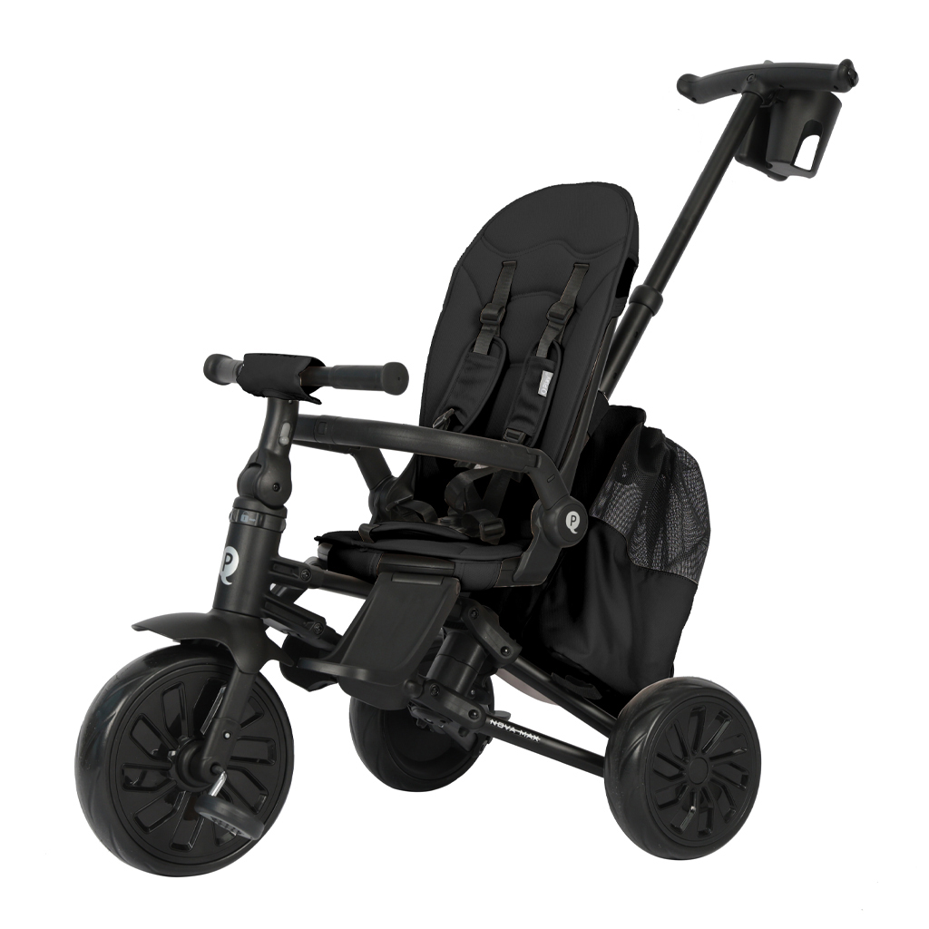 QPLAY Trojkolka Nova Max 5v1 Black, 10-72 mesiacov
