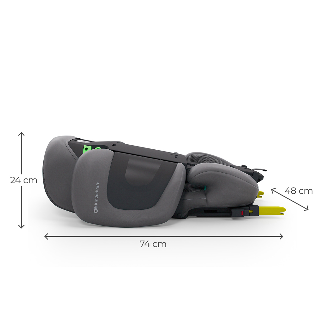 KINDERKRAFT Autosedačka Xpand 2 Pro (100 do 150 cm) Grey