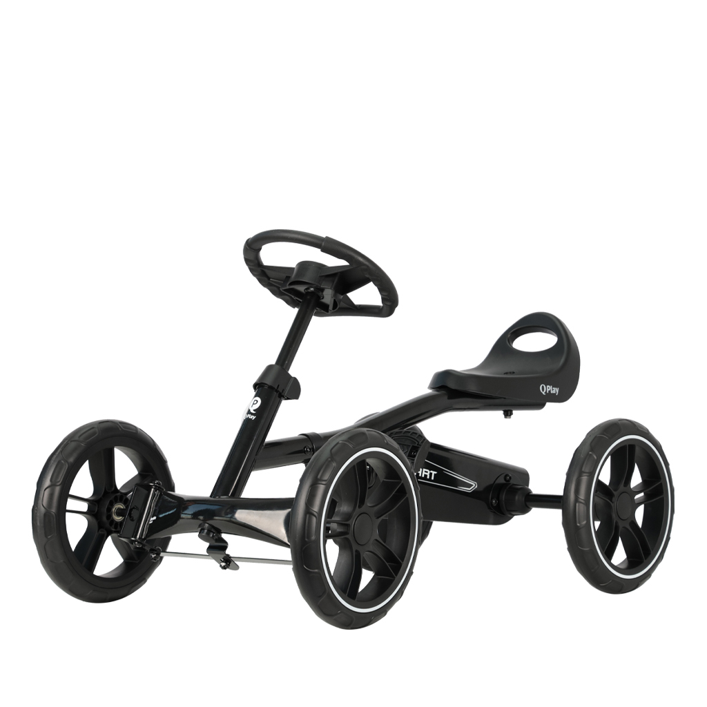 QPLAY Štvorkolka Go Kart Black, 3r+