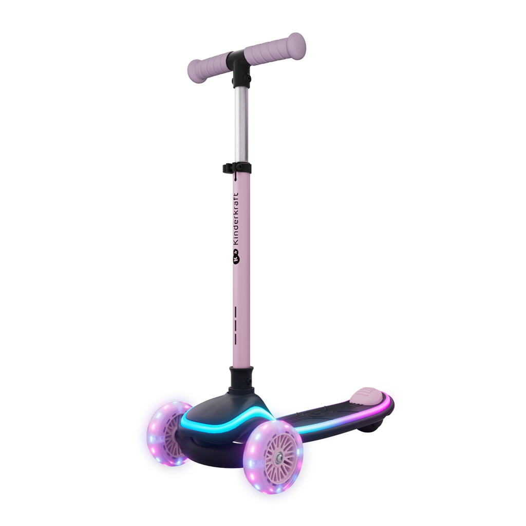 KINDERKRAFT Kolobežka a odrážadlo 2v1 Raket Up Pink