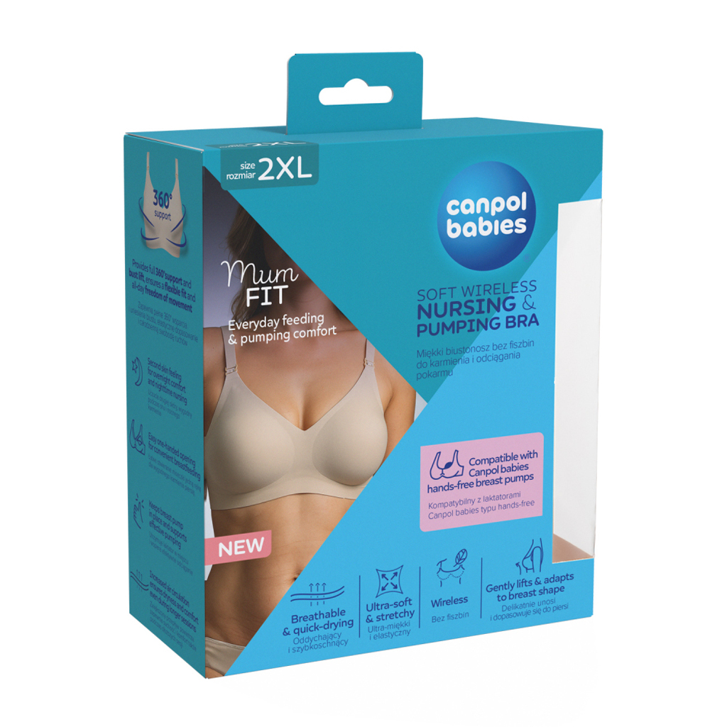 CANPOL BABIES Podprsenka na dojčenie a odsávanie MumFIT 2XL