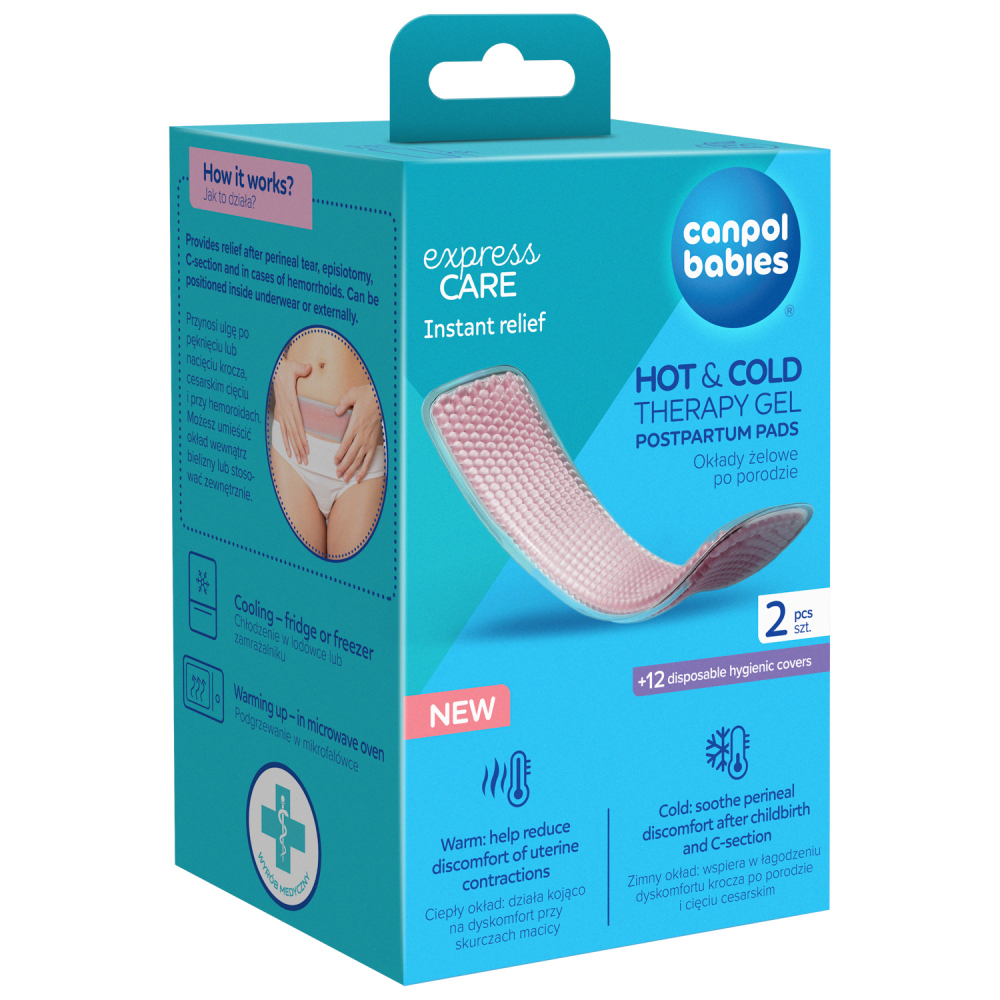 CANPOL BABIES Vložky popôrodné gélové Hot&amp;Cold 2ks