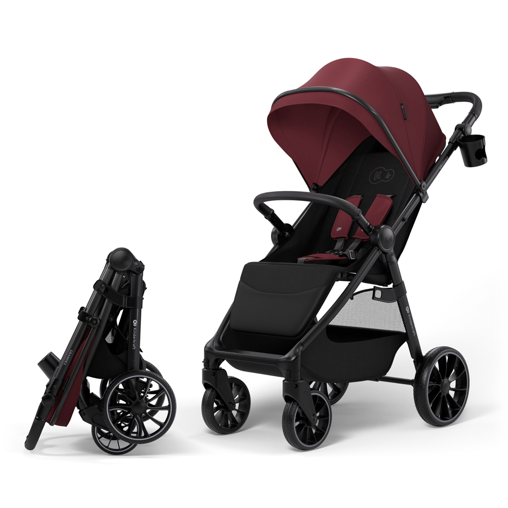KINDERKRAFT Kočík športový Grande 2 Dark Ruby