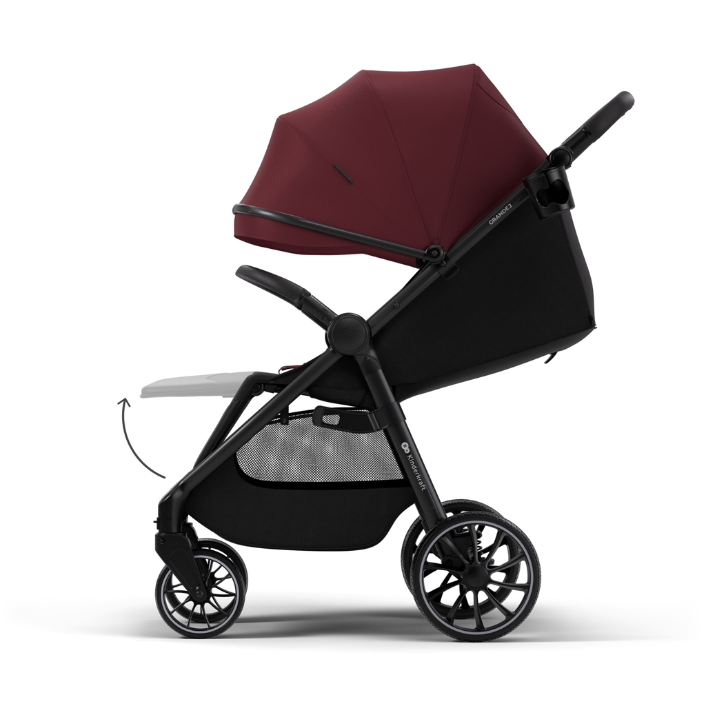 KINDERKRAFT Kočík športový Grande 2 Dark Ruby