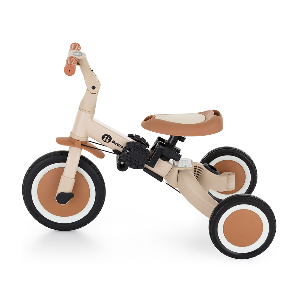 PETITE&amp;MARS Trojkolka multifunkčná 5v1 Turbo Plus Desert Sand