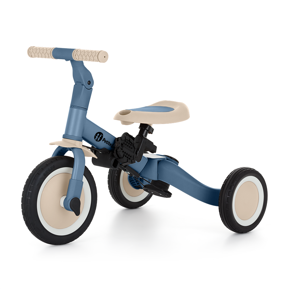 PETITE&amp;MARS Trojkolka multifunkčná 5v1 Turbo Plus Ocean Blue