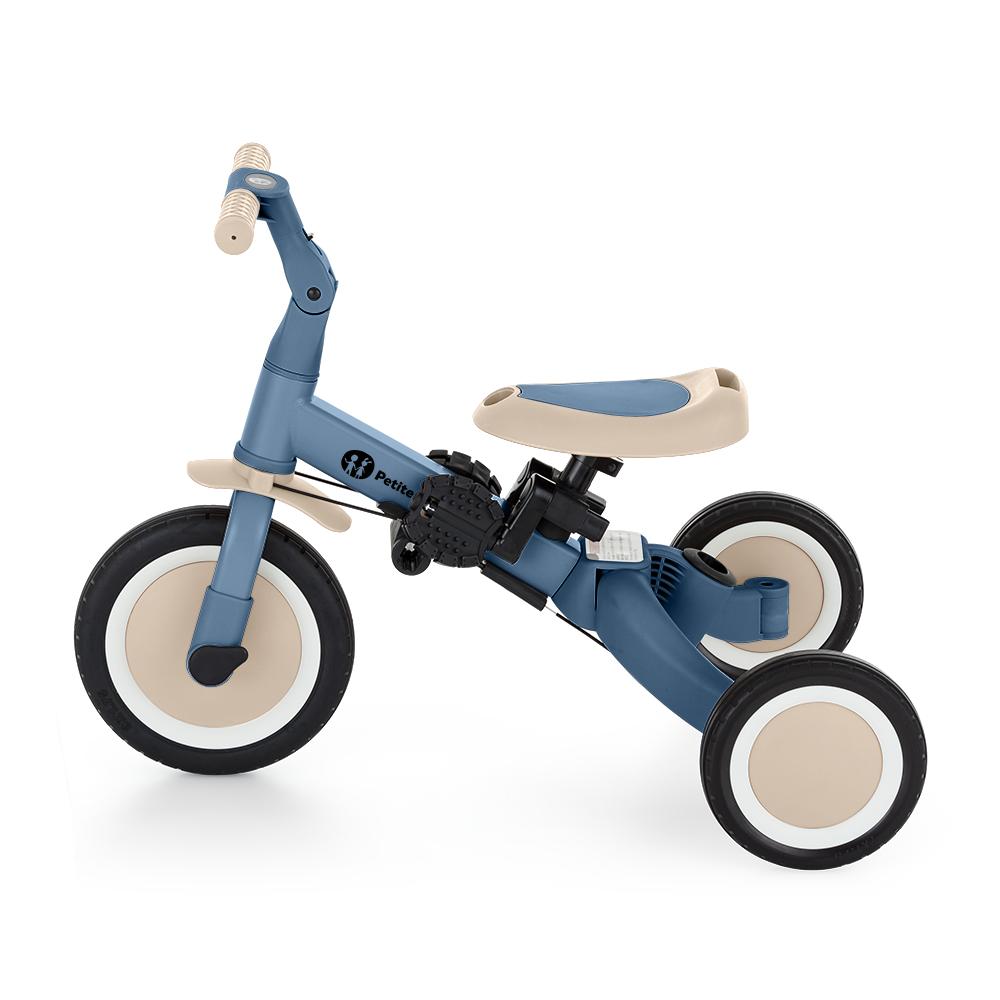 PETITE&amp;MARS Trojkolka multifunkčná 5v1 Turbo Plus Ocean Blue