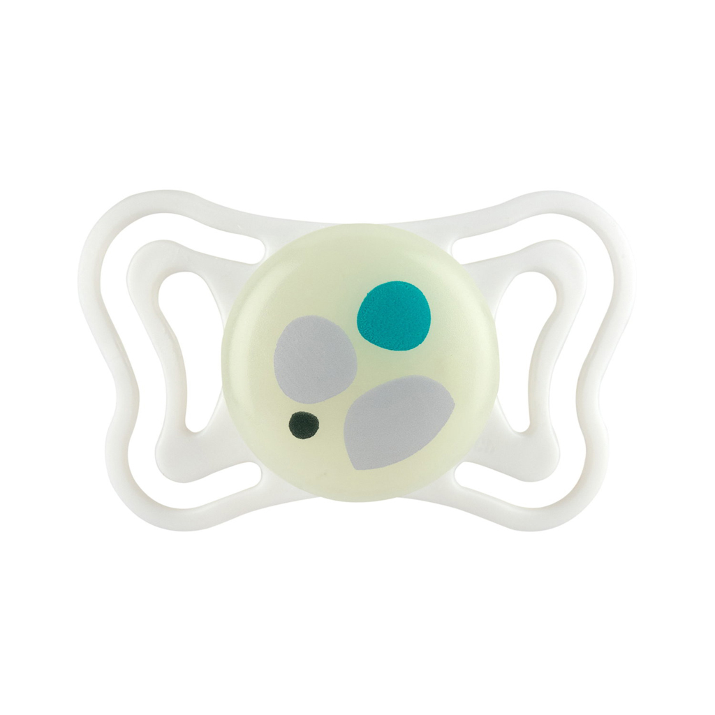 CHICCO Cumlíky Physioforma Light silikónové ortodontické neutral 2-6m, 2 ks