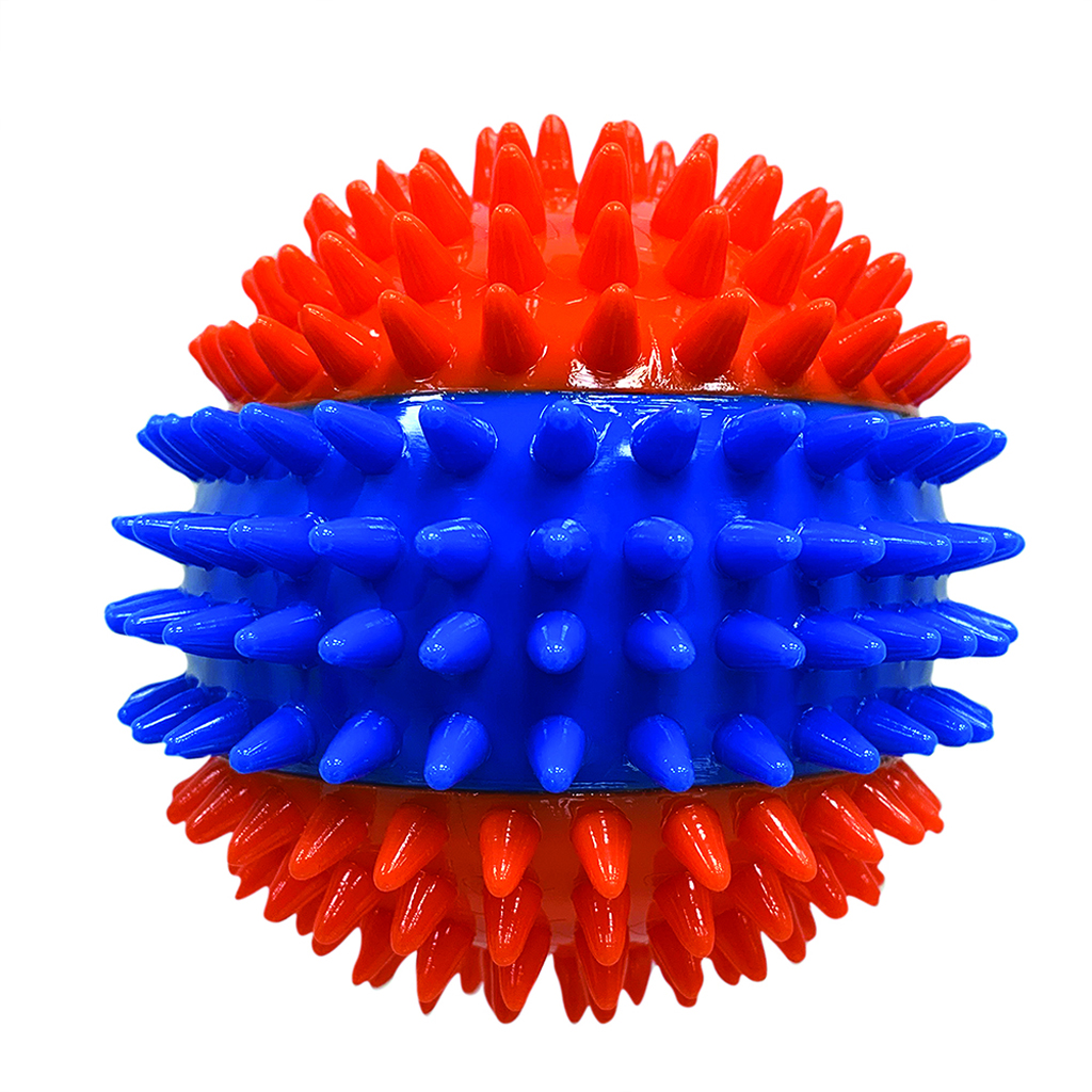 NERF DOG Hračka pre psov pískacia loptička so spikmi 6,9 cm