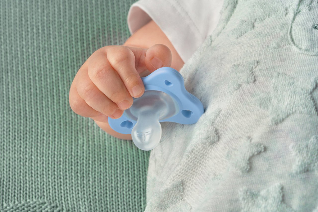 CHICCO Cumlík PhysioForma® Dual Soft modrý 0-2m, 1 ks