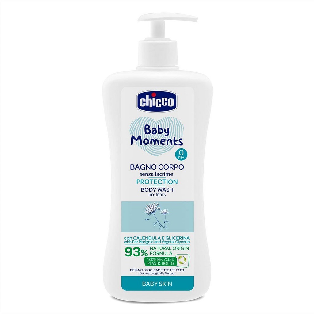 CHICCO Sprchový gél Baby Moments Protection 500 ml, 0m+