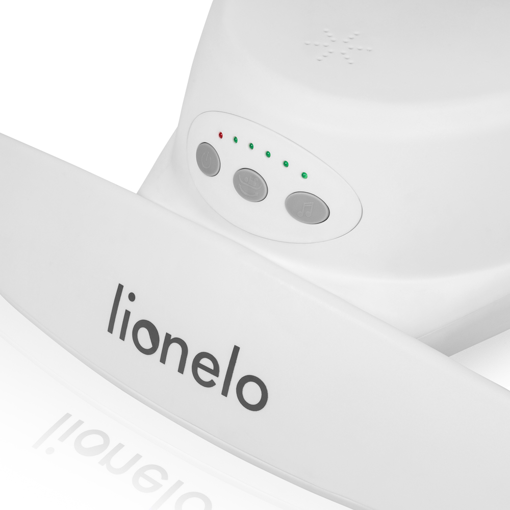 LIONELO Detské lehátko Iris Grey Concrete, 0m+