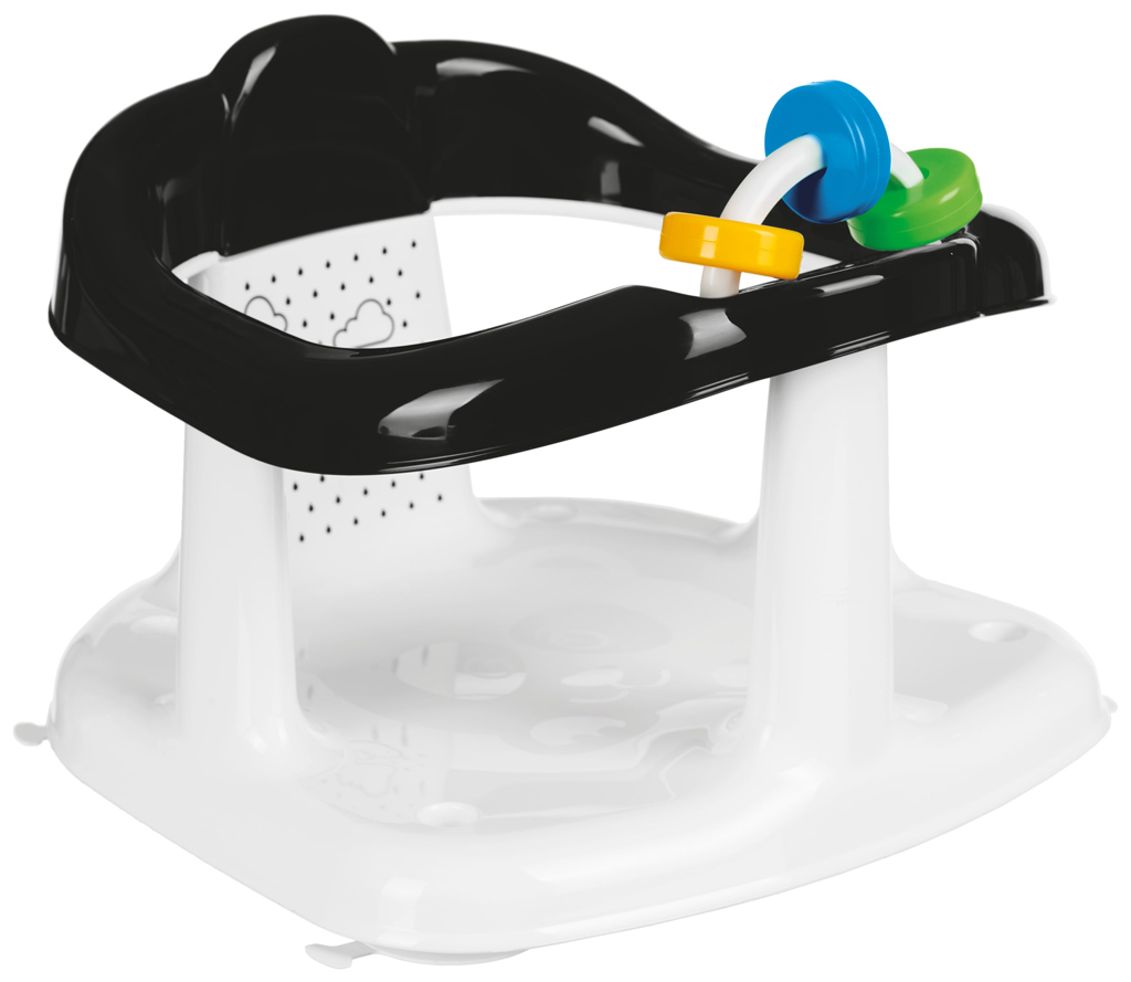 MALTEX Sedadlo do vane s hračkami Panda - White/Black