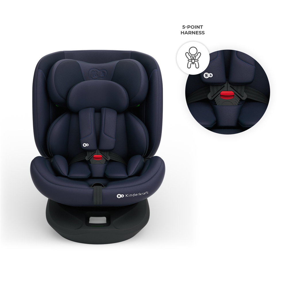KINDERKRAFT Autosedačka i-Grow 2 Plus (40-150 cm) Navy