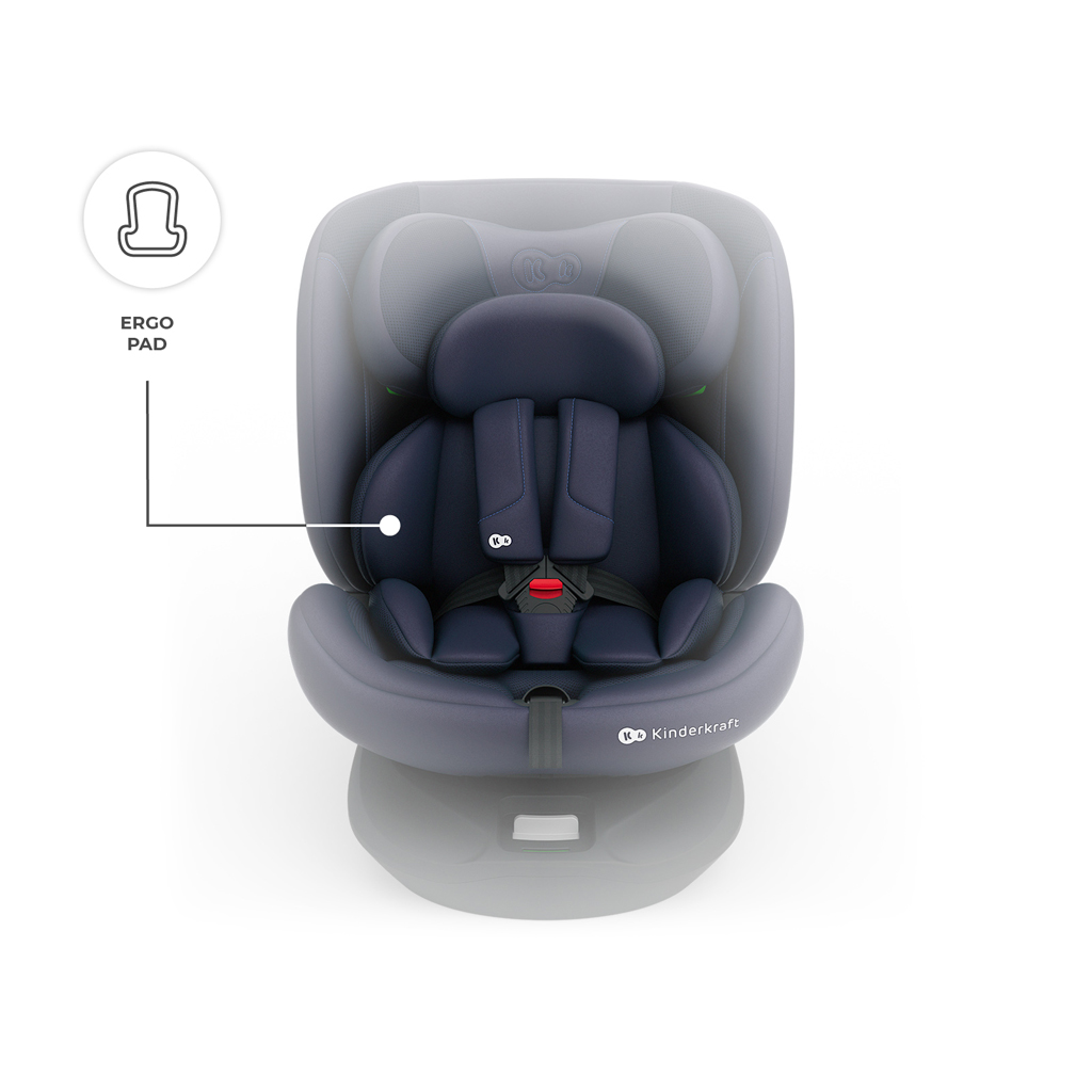 KINDERKRAFT Autosedačka i-Grow 2 Plus (40-150 cm) Navy