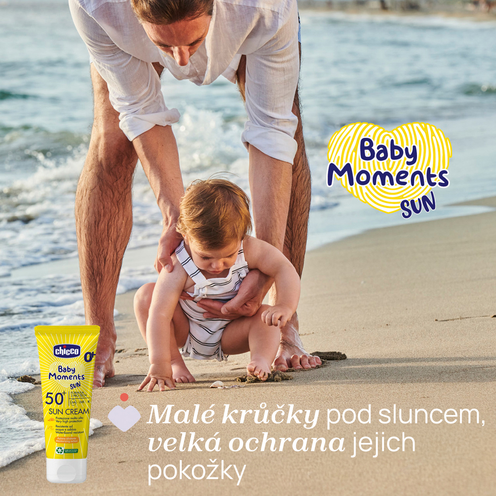 CHICCO Krém detský na opaľovanie SPF50+ 75ml, 0m+