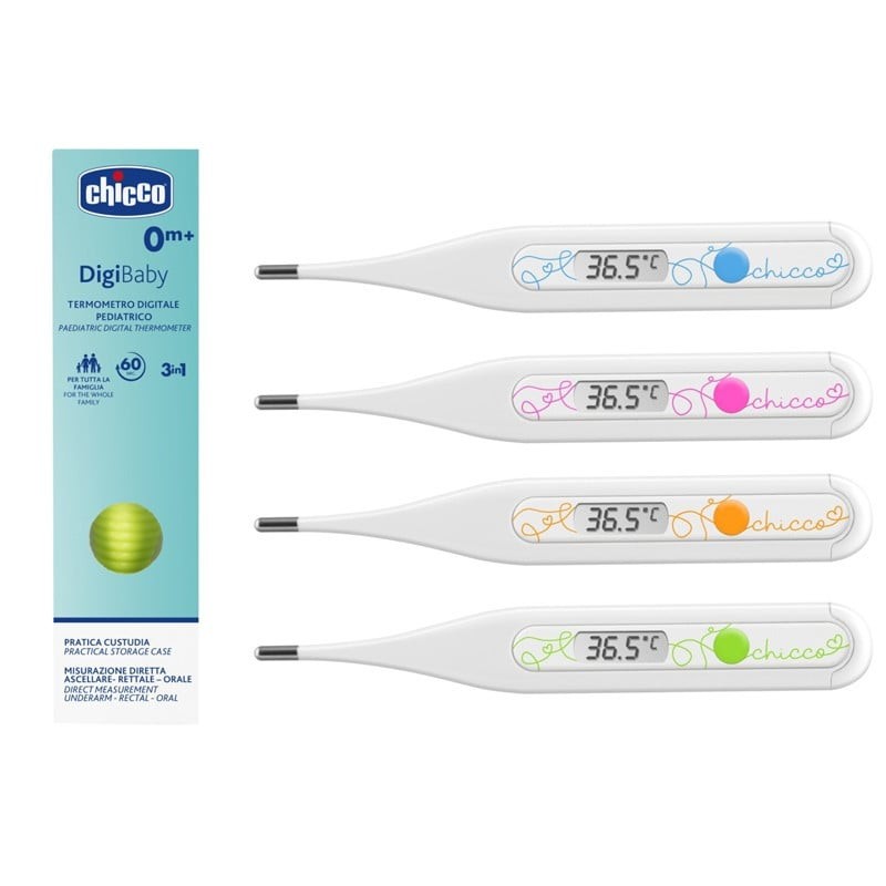 CHICCO Teplomer digitálny Digi Baby zelený