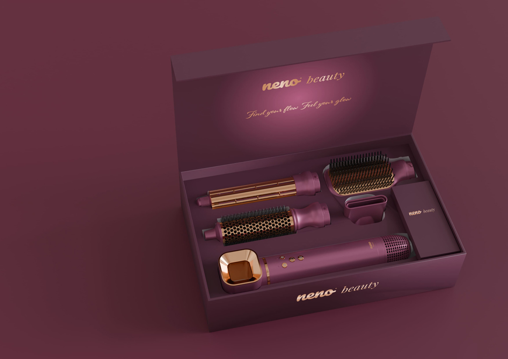 NENO Beauty Profesionálny fén s ionizáciou a kulmou Vio