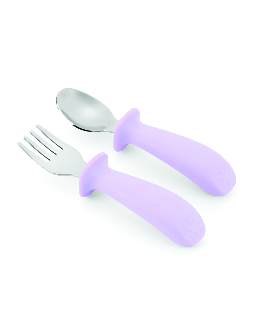SKIP HOP Lyžička a vidlička Besties Squad Purple, 12m+