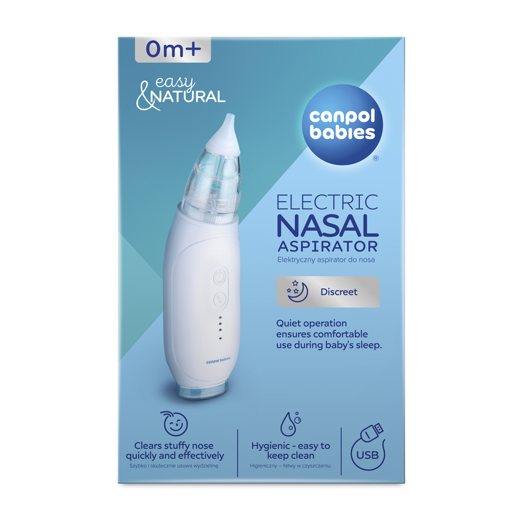 CANPOL BABIES Odsávačka elektrická nosová Easy&amp;Natural