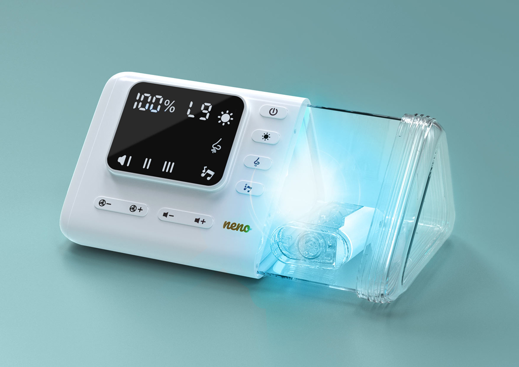 NENO Odsávačka nosných hlienov Nariz bezdrôtová s Active AirFlow, UV sterilizáciou, LED svetlom
