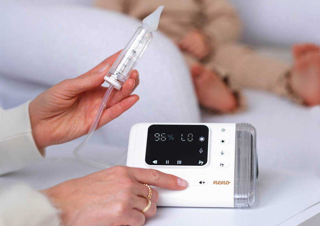 NENO Odsávačka nosných hlienov Nariz bezdrôtová s Active AirFlow, UV sterilizáciou, LED svetlom