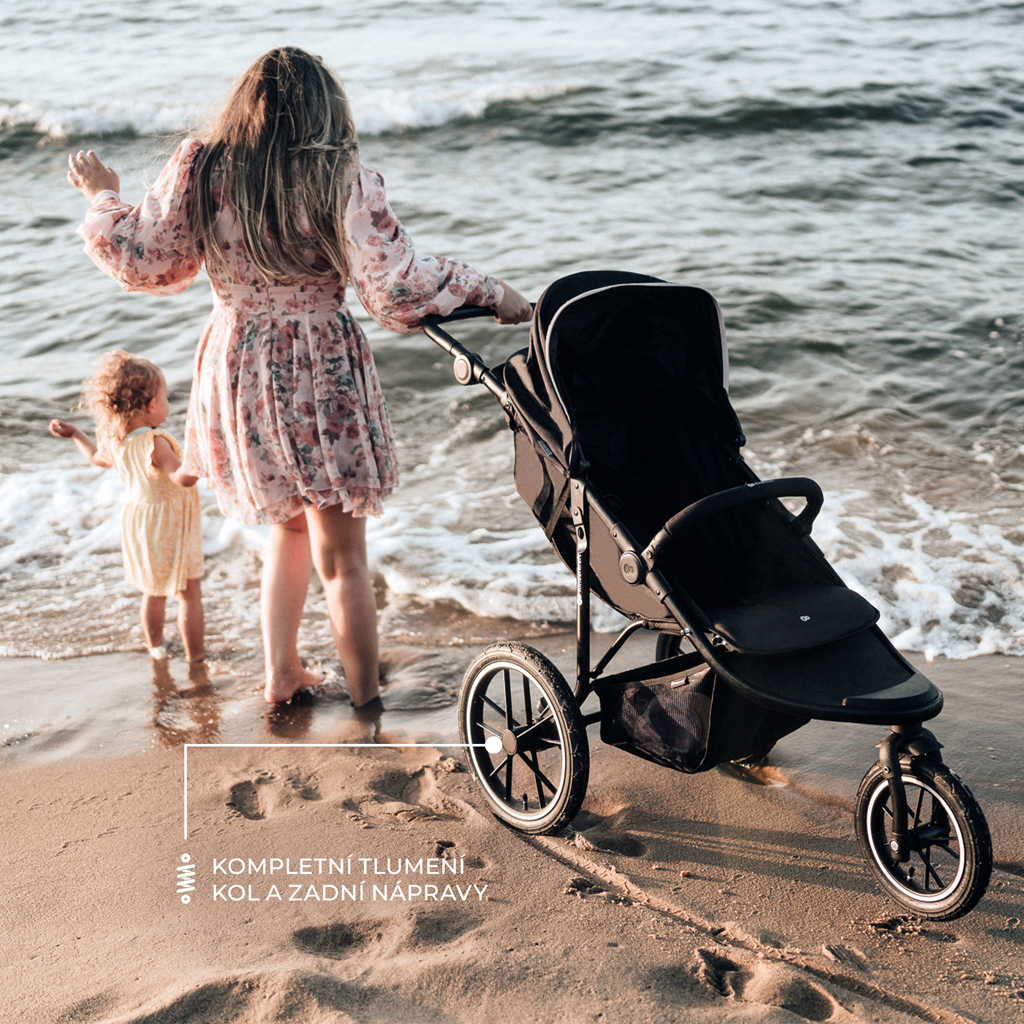 KINDERKRAFT Kočík športový Helsi 2 Black