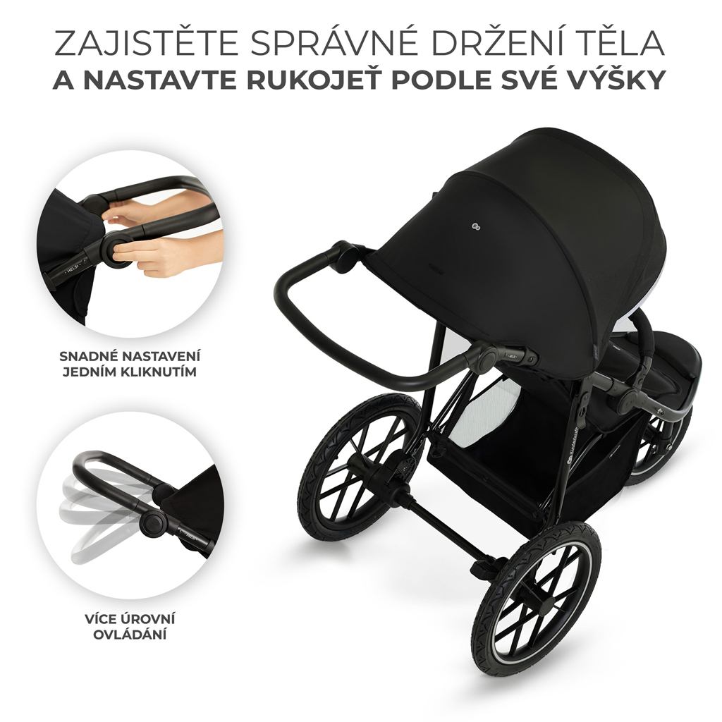 KINDERKRAFT Kočík športový Helsi 2 Black