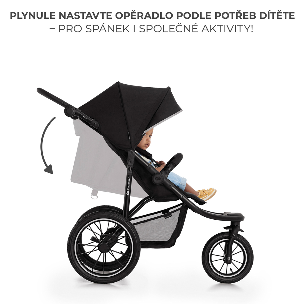KINDERKRAFT Kočík športový Helsi 2 Black