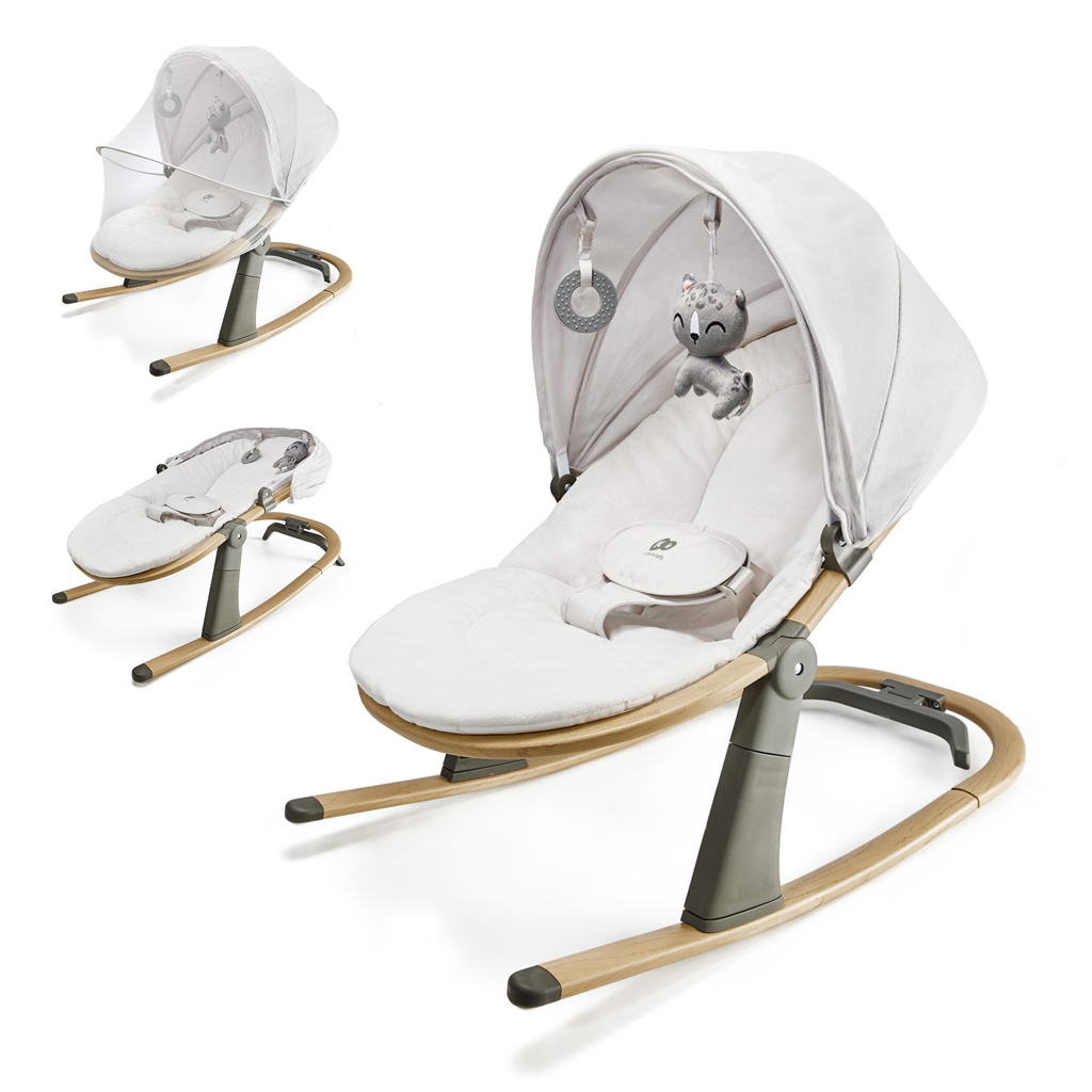 KINDERKRAFT Lehátko Elsu Grey, do 9kg