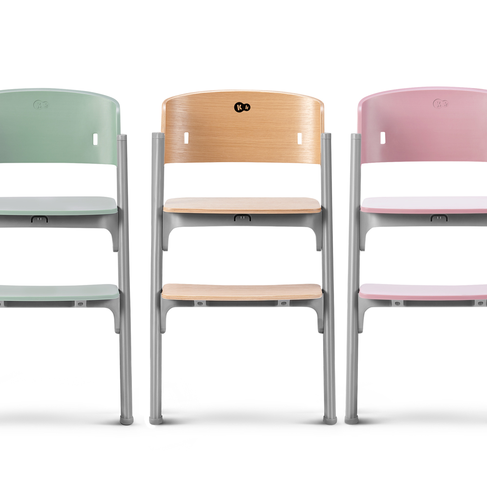KINDERKRAFT SELECT Set jedálenská stolička Livy Oak + lehátko Calmee, Premium