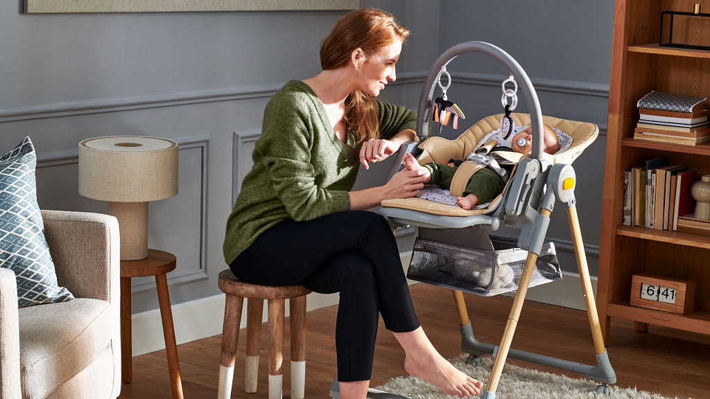KINDERKRAFT SELECT Stolička jedálenská Lastree Grey, Premium