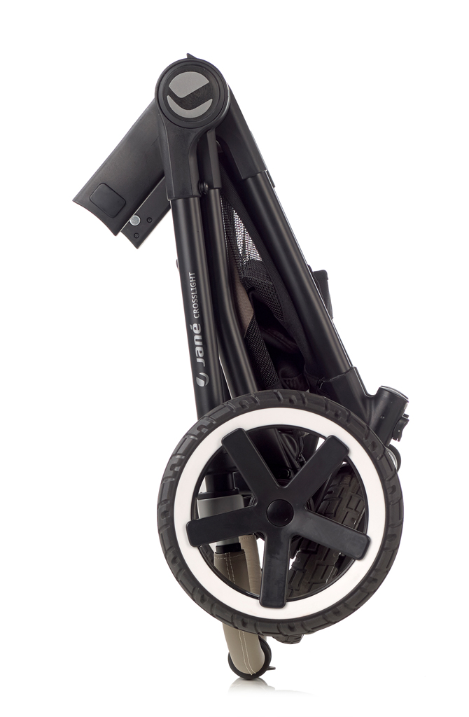 JANÉ Kočík kombinovaný Crosslight + korba Micro Pro + autosedačka Koos i-size Cold Black