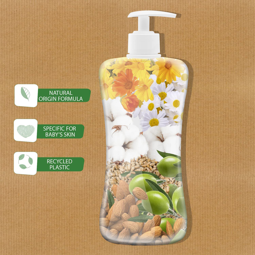 CHICCO Spchový gél 2v1 na vlasy a telo Baby Moments 200 ml, 0m+