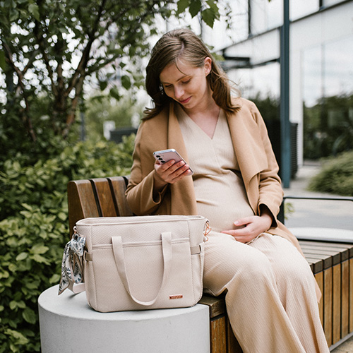 BABYONO Taška prebaľovacia Carmen - beige