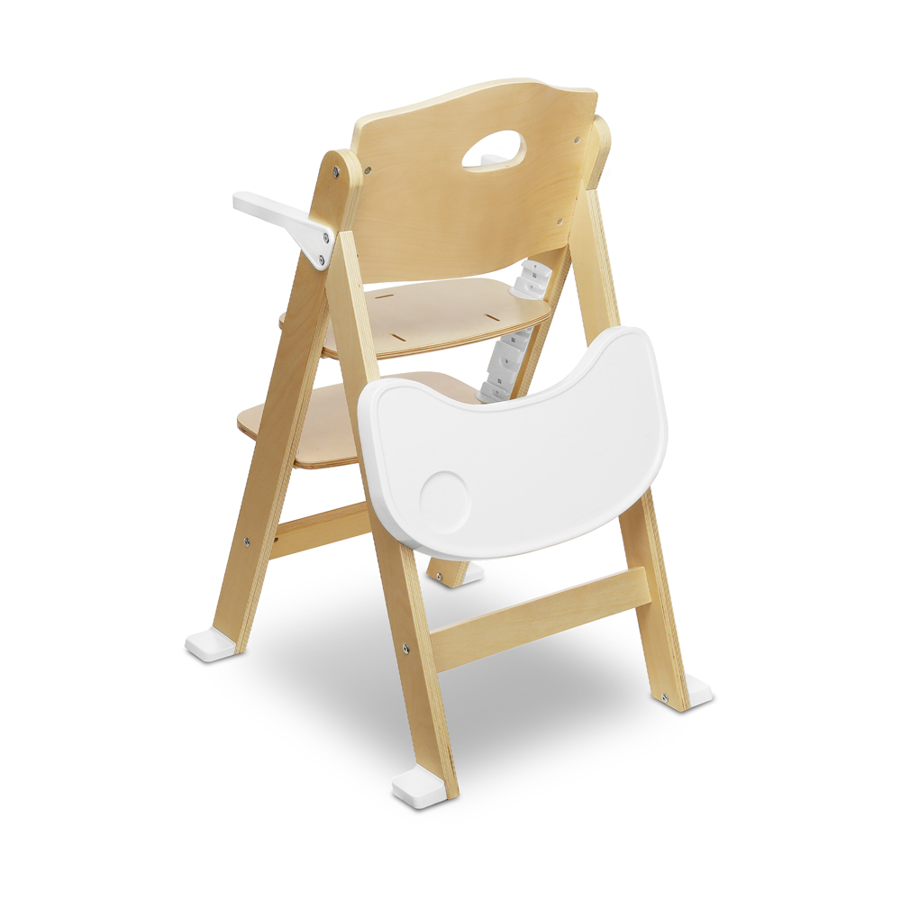 LIONELO Jedálenská stolička Floris White Natural