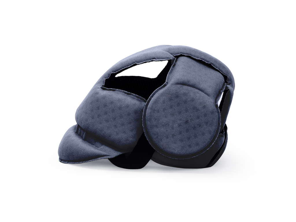 OK BABY Prilba detská ochranná na lozenie No Shock 8–18m obvod hlavy 44–52 cm Blue
