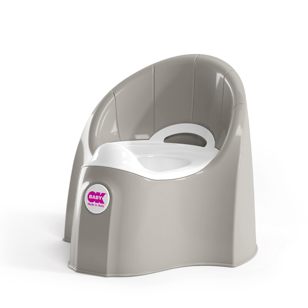 OK BABY Nočník ergonomický Pasha s vyberateľnou nádobou Grey