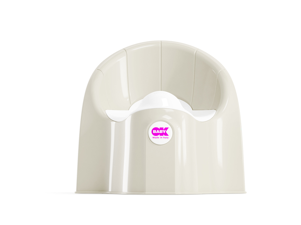 OK BABY Nočník ergonomický Pasha s vyberateľnou nádobou White