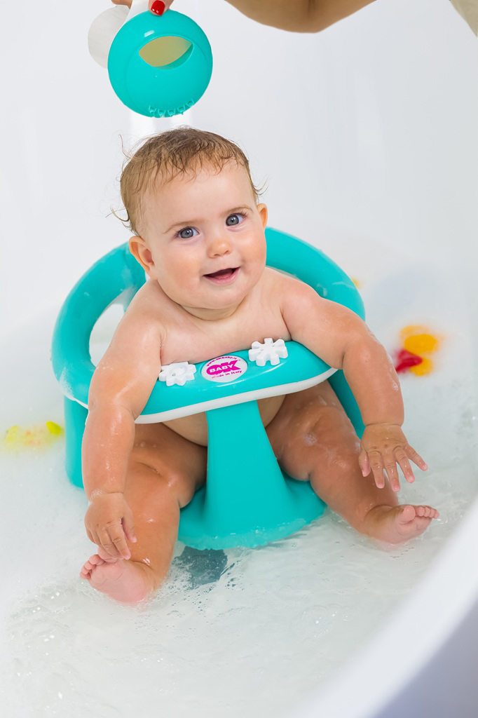 OK BABY Sedadlo do vane protišmykové Flipper Evolution s prísavkami 6–15m Grey