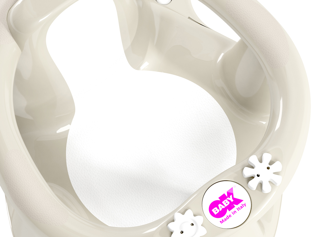 OK BABY Sedadlo do vane protišmykové Flipper Evolution s prísavkami 6–15m White