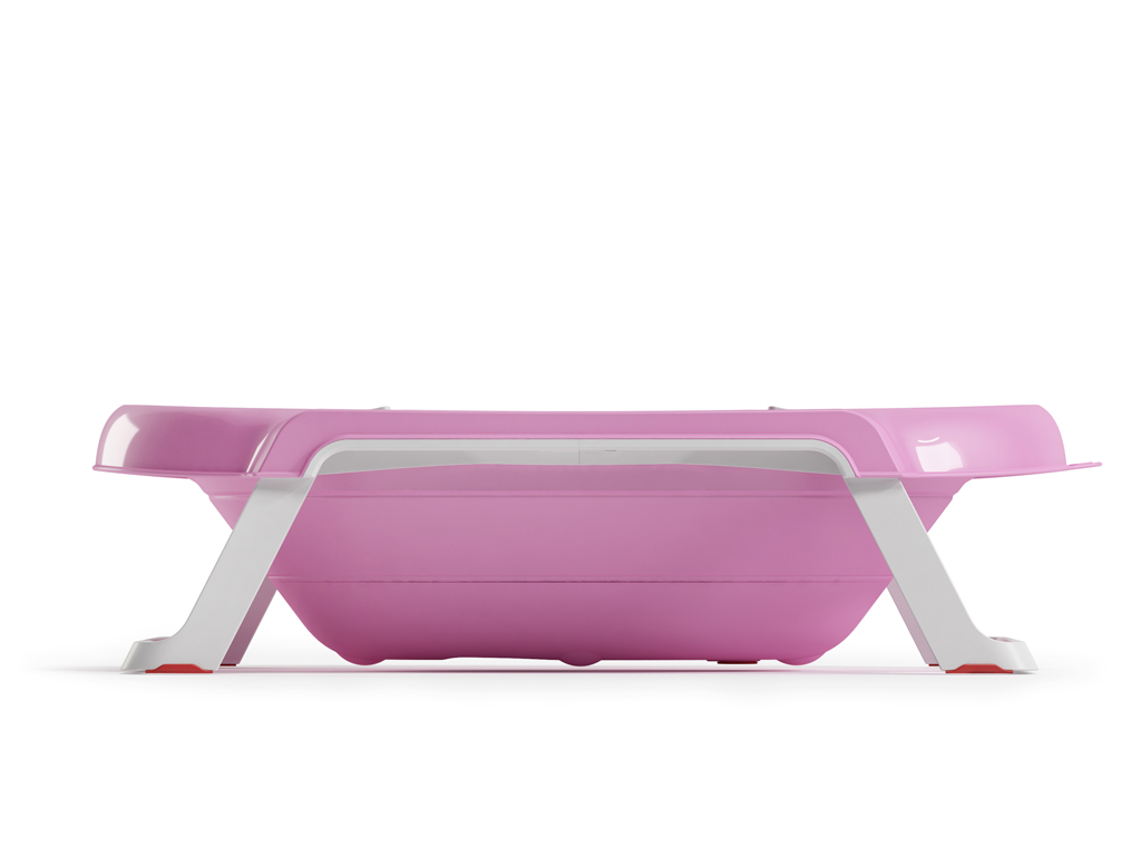 OK BABY Vanička skladacia protišmyková Onda Slim 0–12m Pink