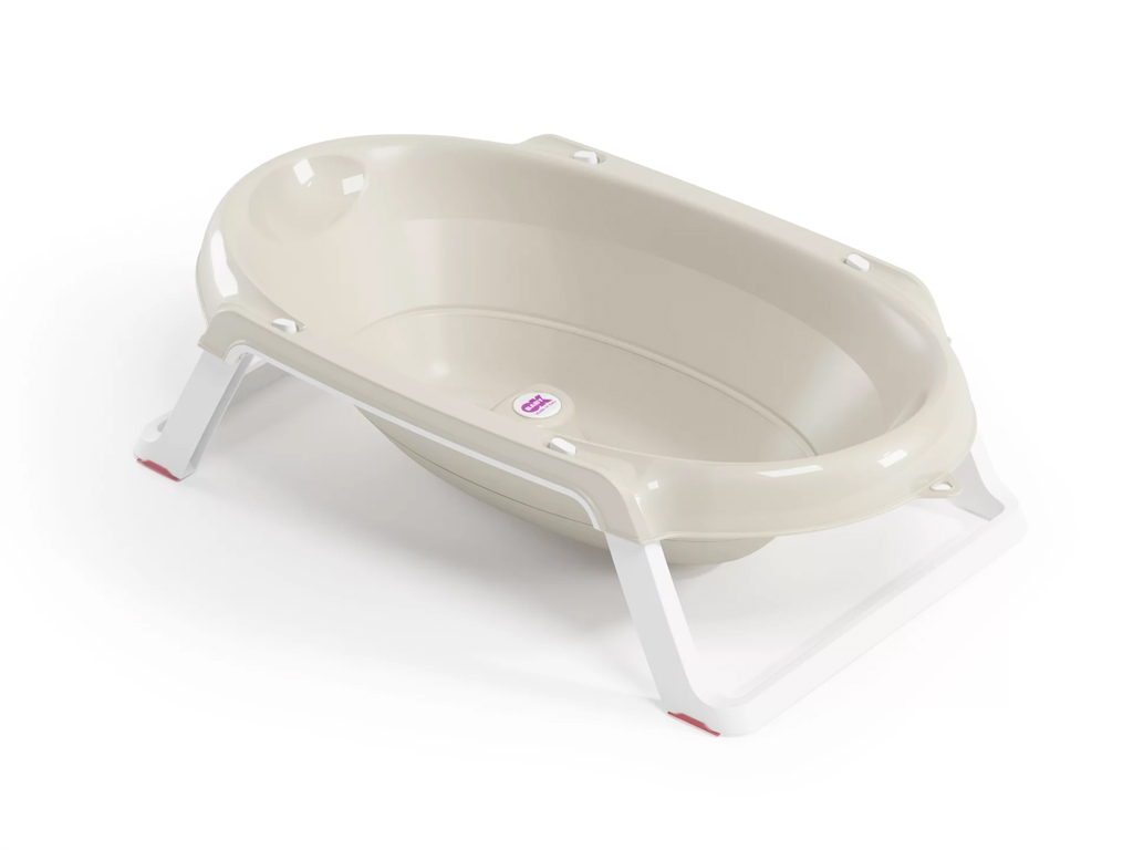 OK BABY Vanička skladacia protišmyková Onda Slim 0–12m White
