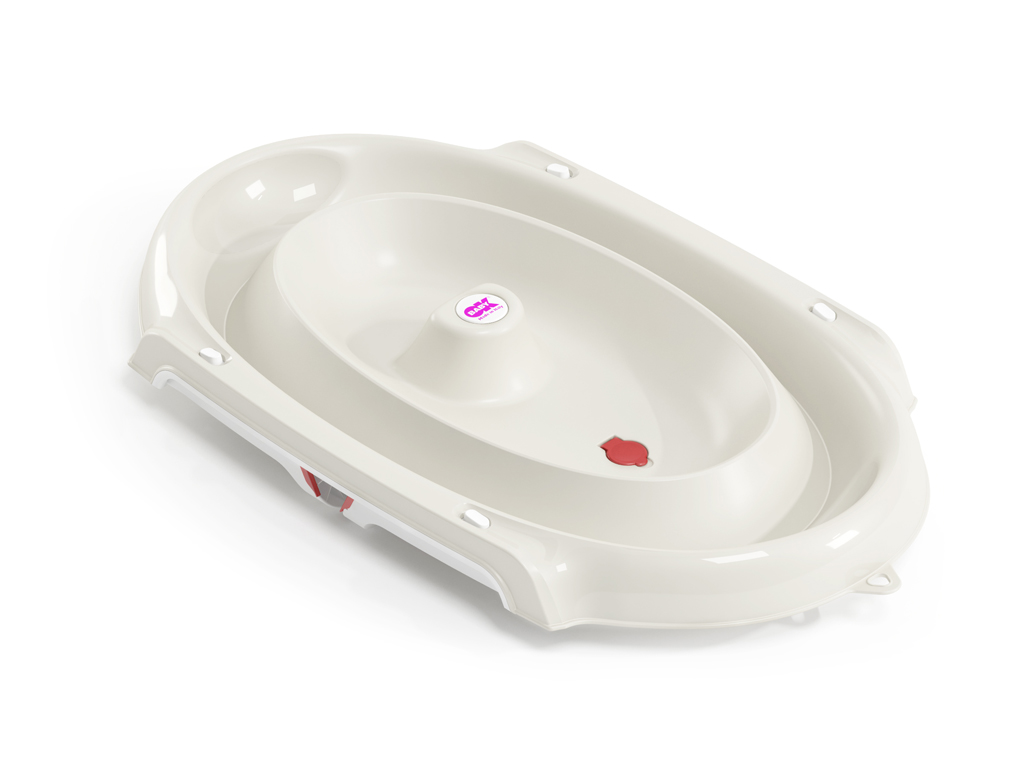 OK BABY Vanička skladacia protišmyková Onda Slim 0–12m White