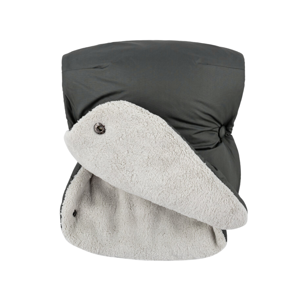 PETITE&amp;MARS Rukávnik / rukavice Jasie na kočík Charcoal Grey