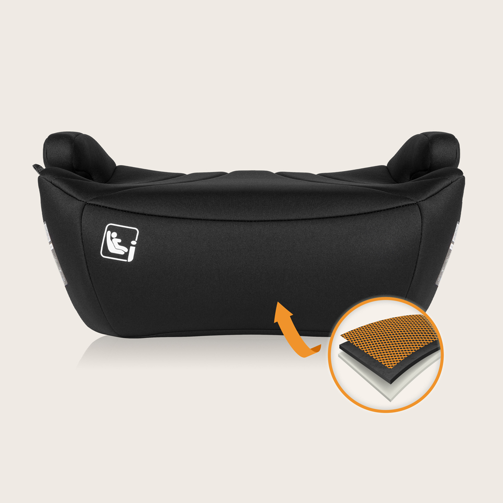 LIONELO Podsedák Luuk i-Size (125-150 cm) Black