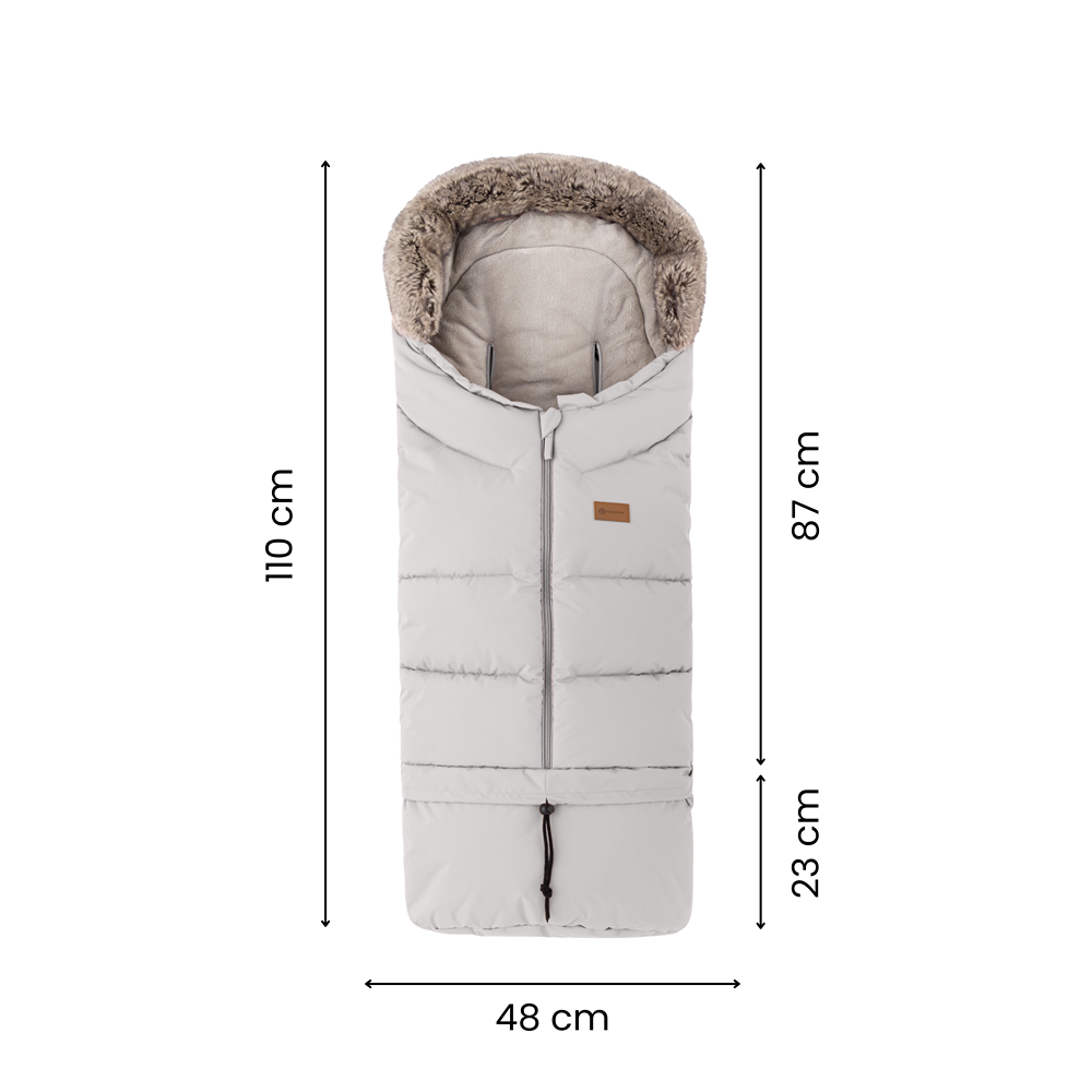 PETITE&amp;MARS Set zimný fusak Arctic 4v1 + rukavice na kočík Furry Rose Petal